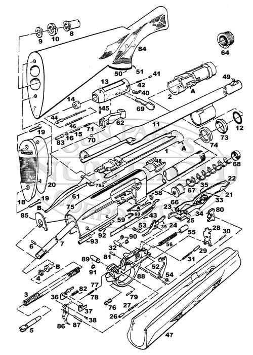 remington 870 parts diagram