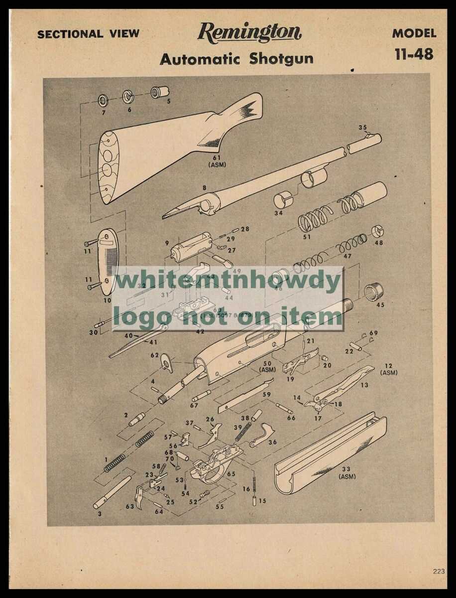 remington sportsman 48 parts diagram