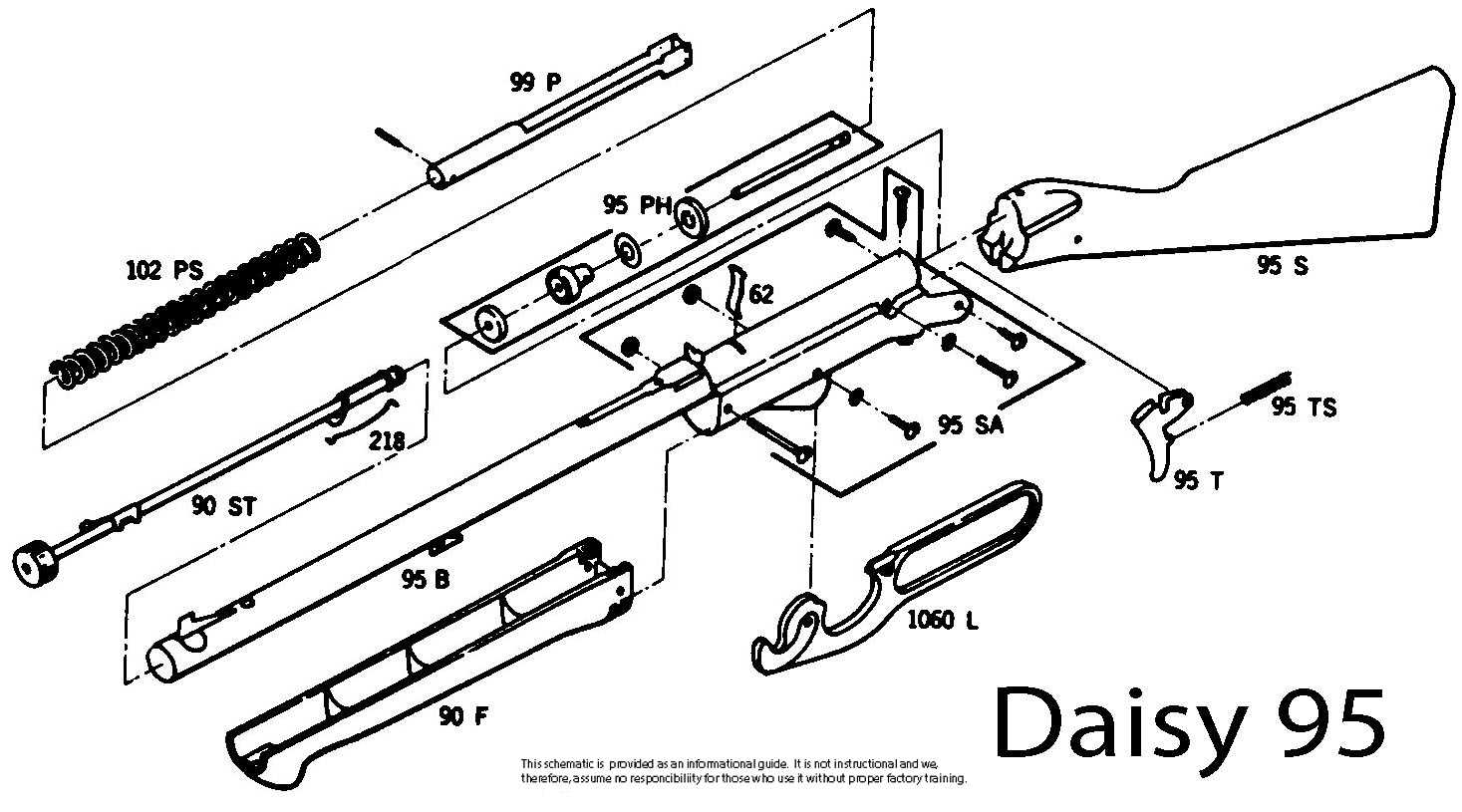 repair manual daisy bb gun parts diagram