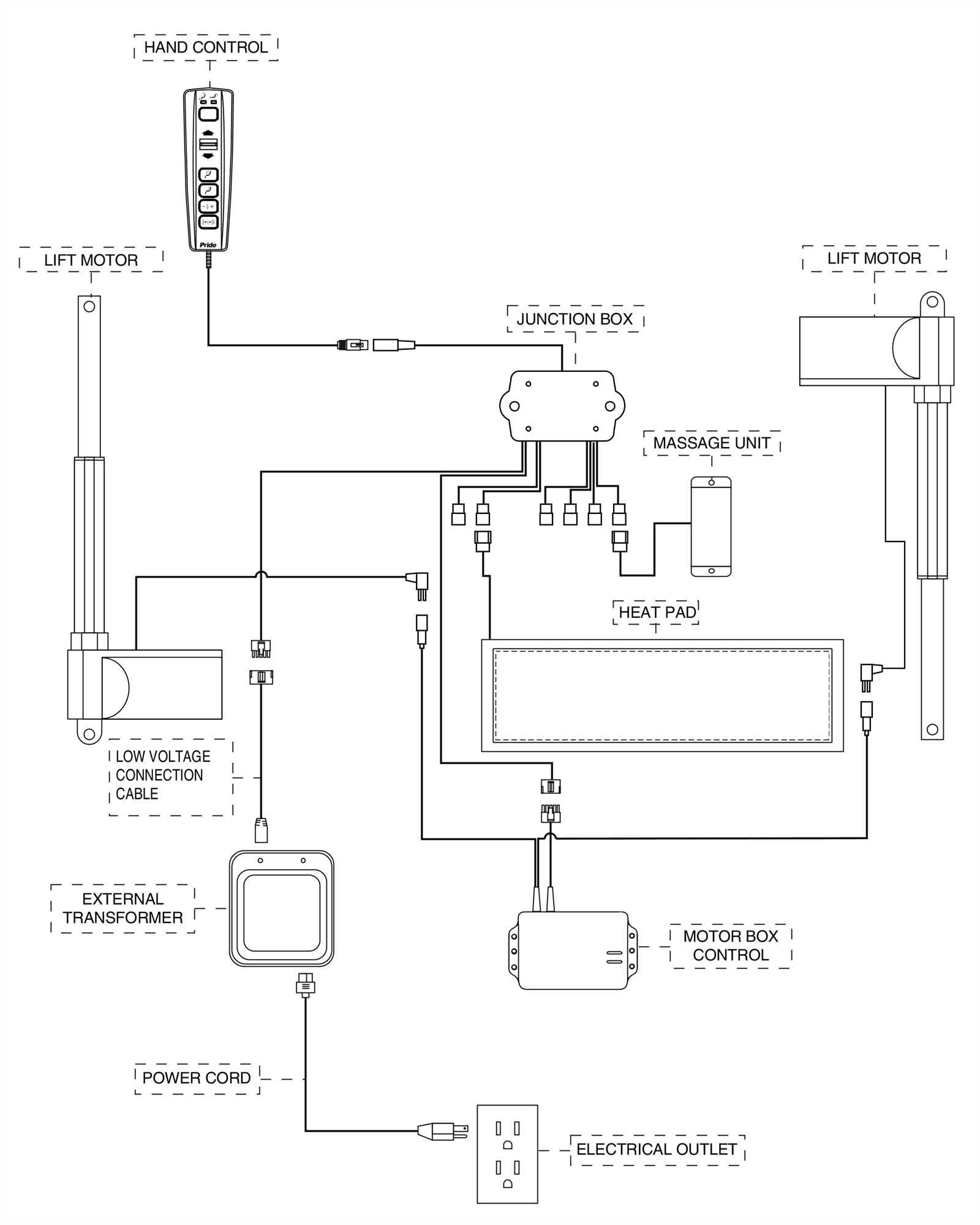 replacement recliner parts diagram