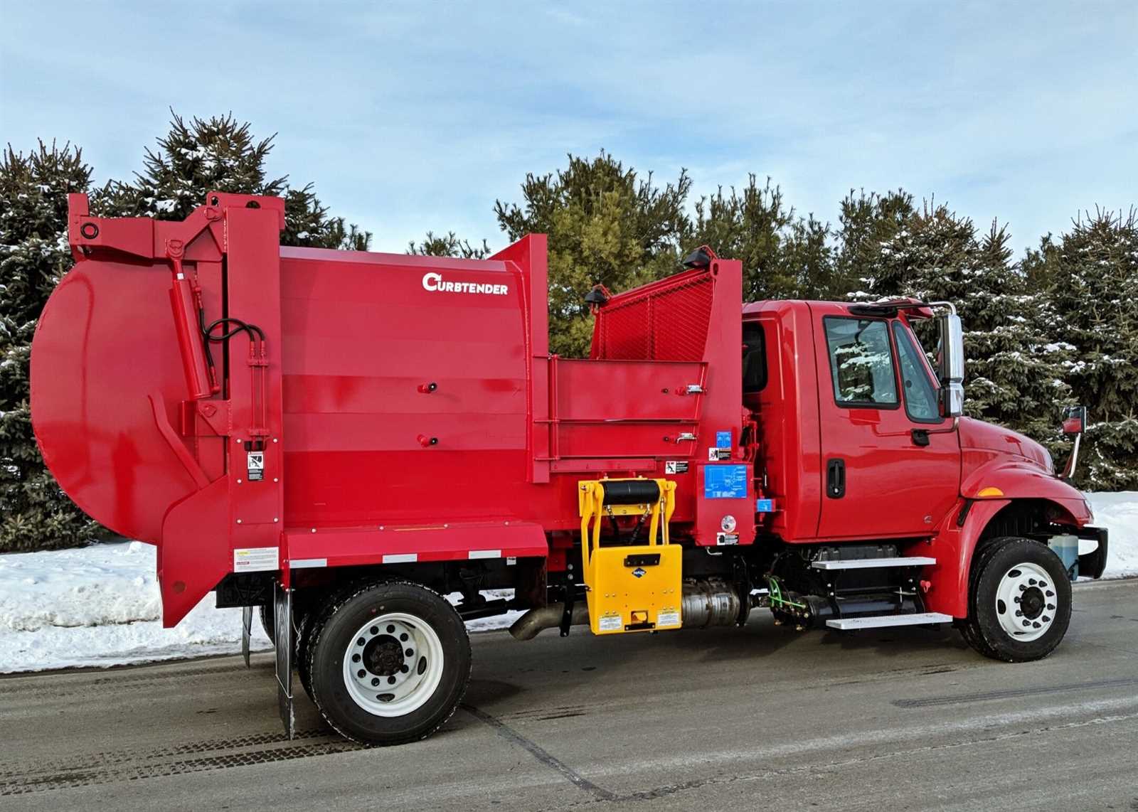 garbage truck parts diagram