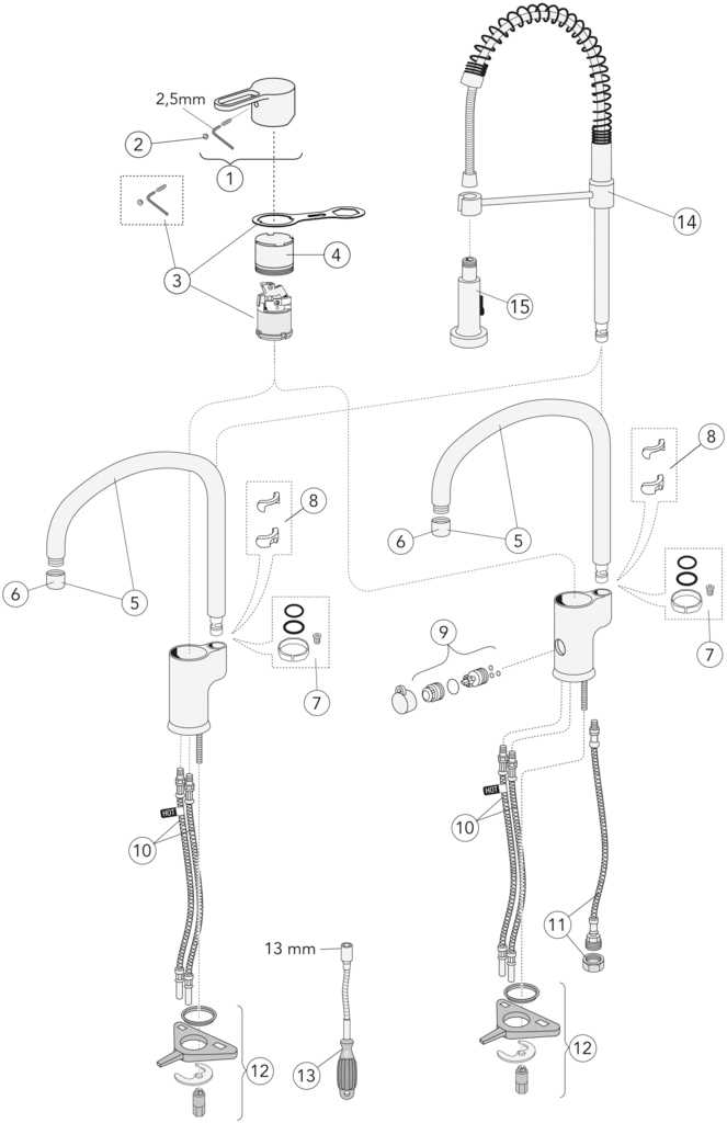 fisher faucet parts diagram