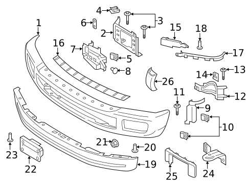 2017 ford f250 front end parts diagram