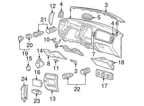 2005 ford f150 interior parts diagram