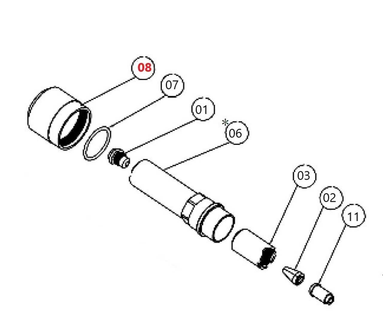 rivet gun parts diagram