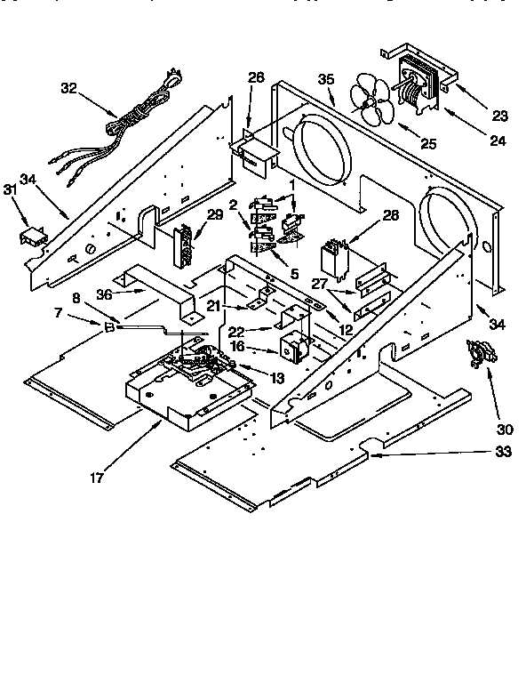 kitchenaid oven parts diagram