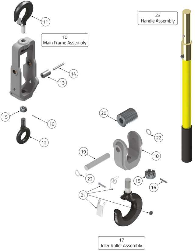 hoist parts diagram