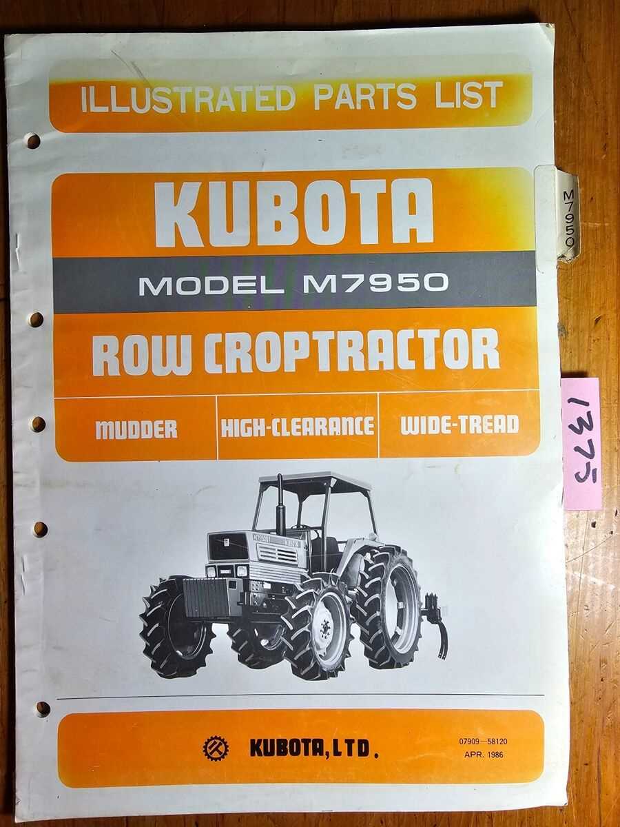 kubota m7060 parts diagram