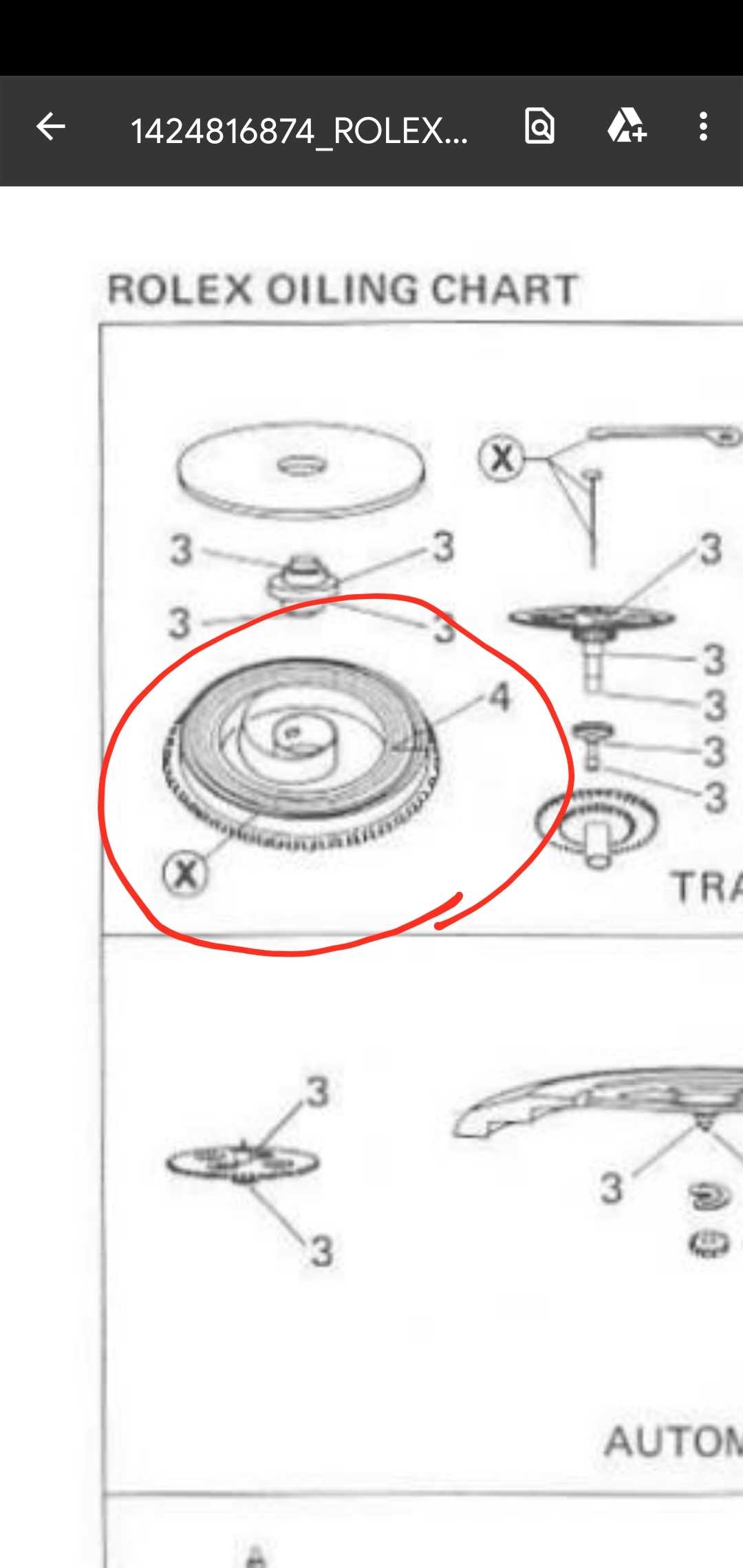 rolex parts diagram