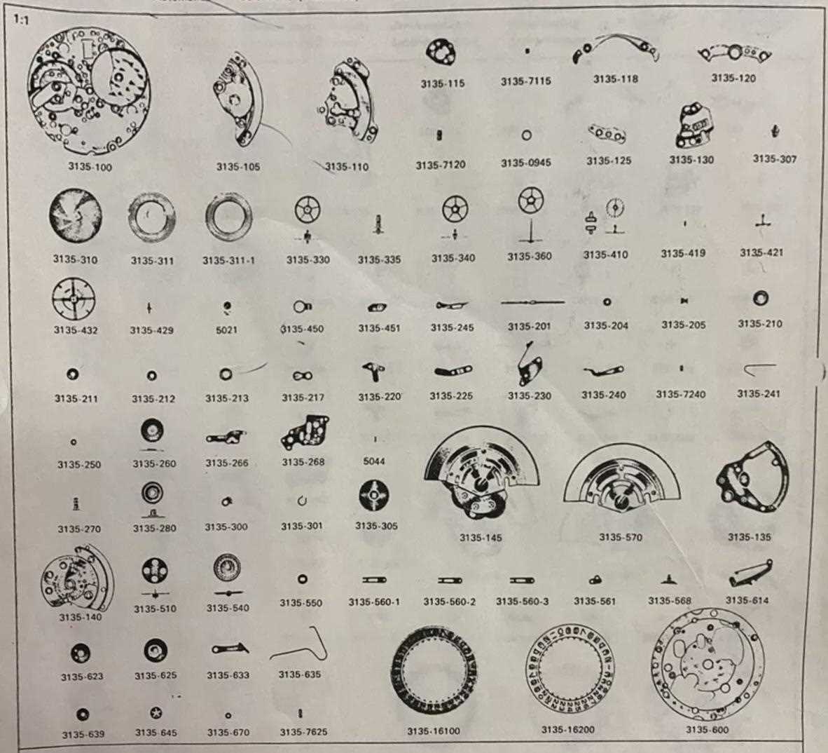 rolex parts diagram