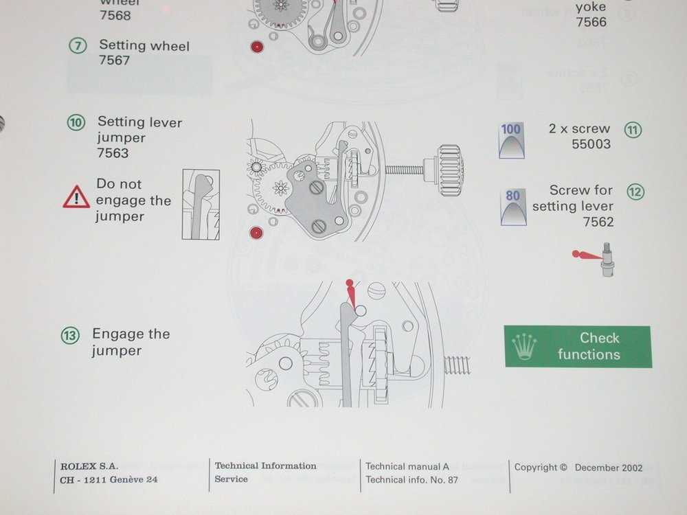 rolex parts diagram