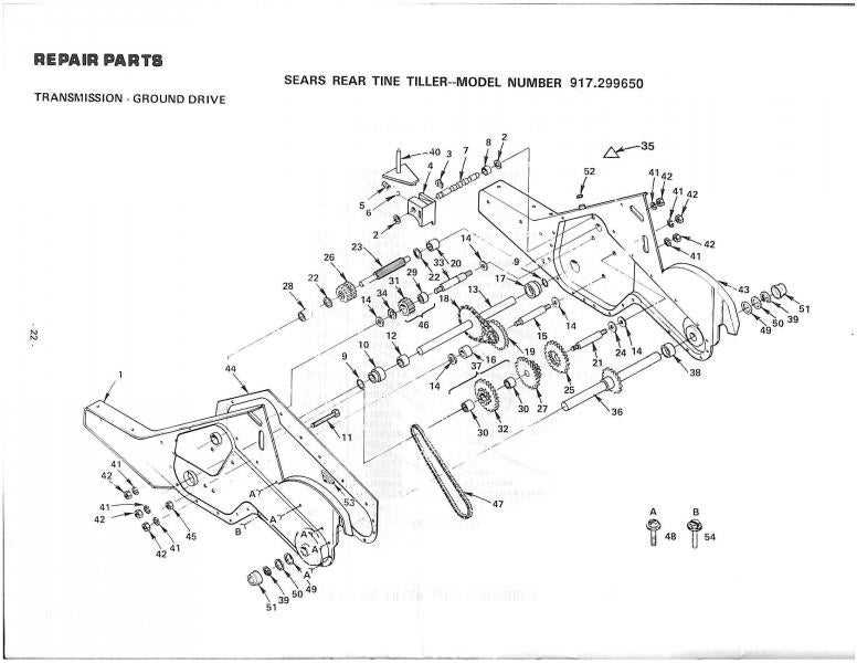 rototiller mtd tiller parts diagram