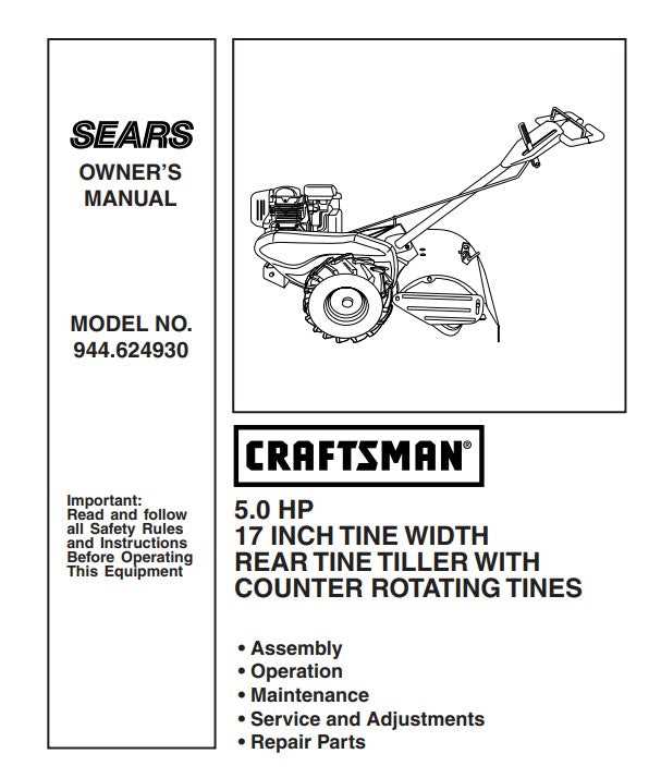 rototiller mtd tiller parts diagram