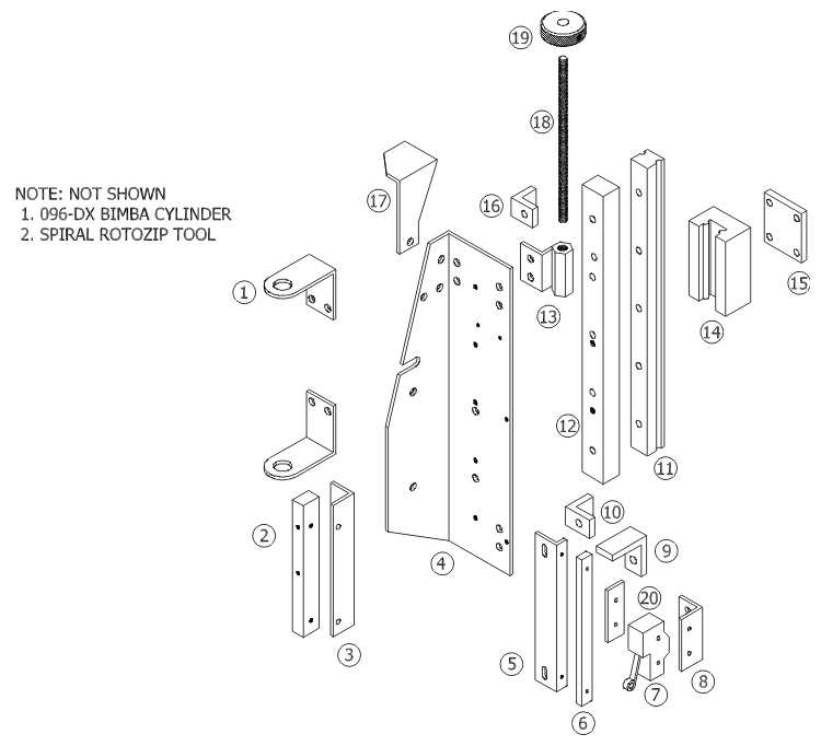 rotozip parts diagram