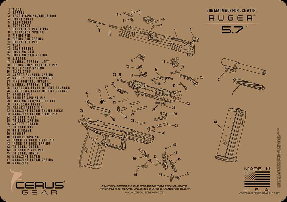 ruger sr22 parts diagram