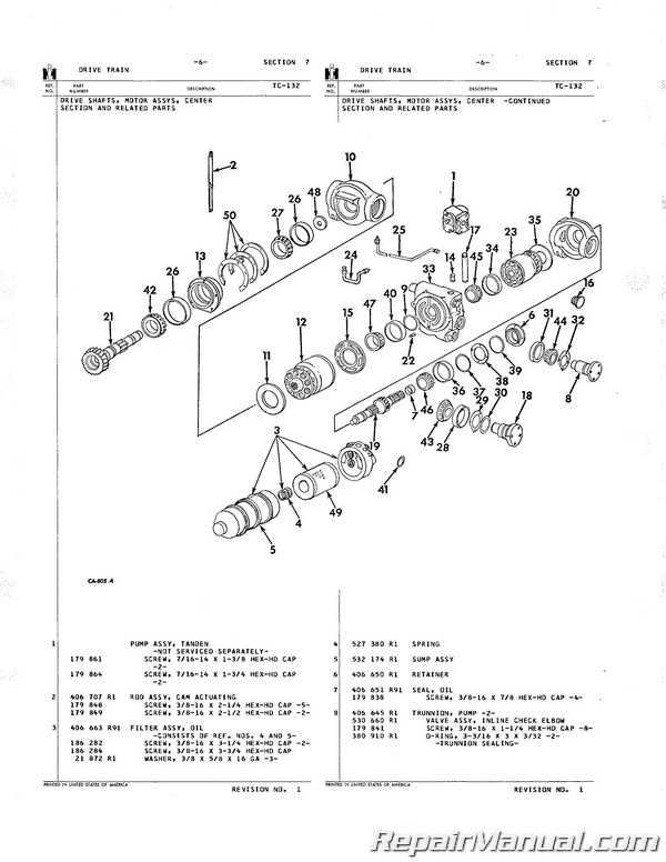 international tractor parts diagram