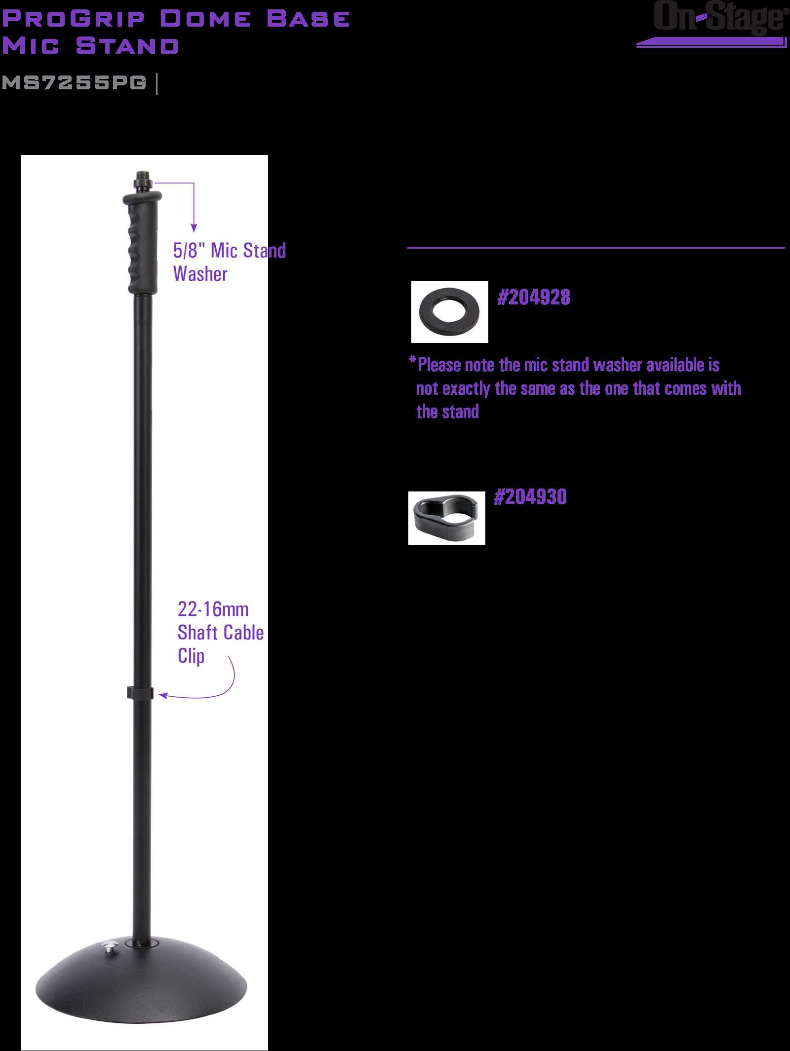 mic stand parts diagram