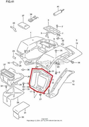 suzuki king quad 300 parts diagram