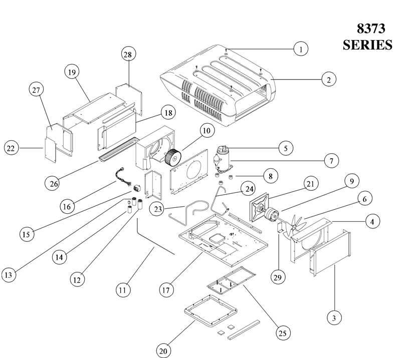 rv ac parts diagram