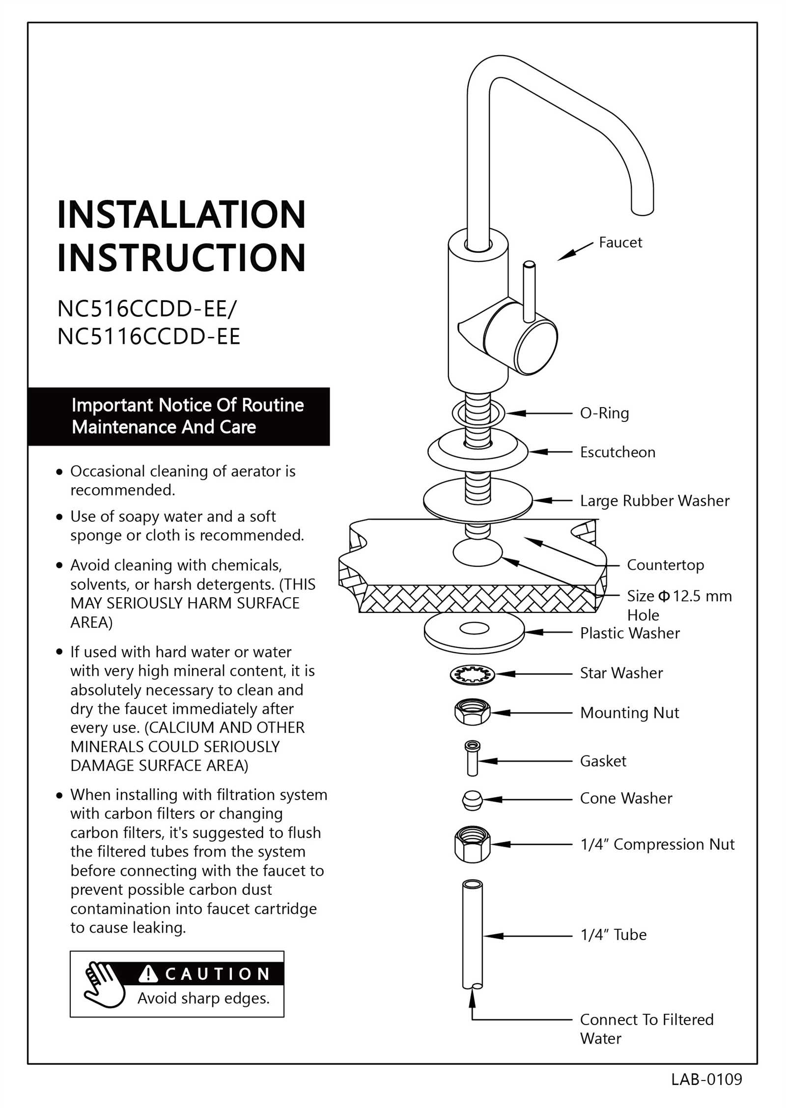 rv kitchen faucet parts diagram