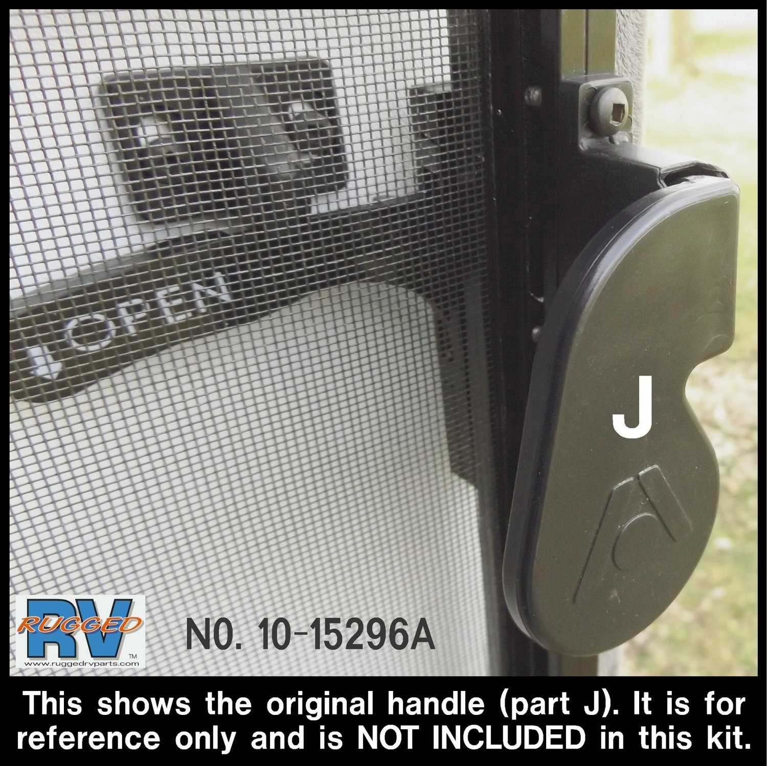 rv screen door parts diagram