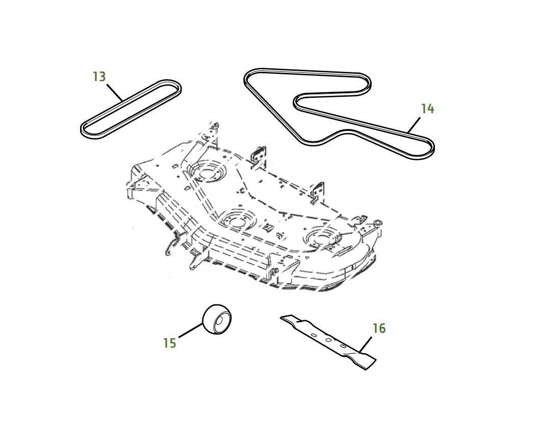 john deere x590 parts diagram