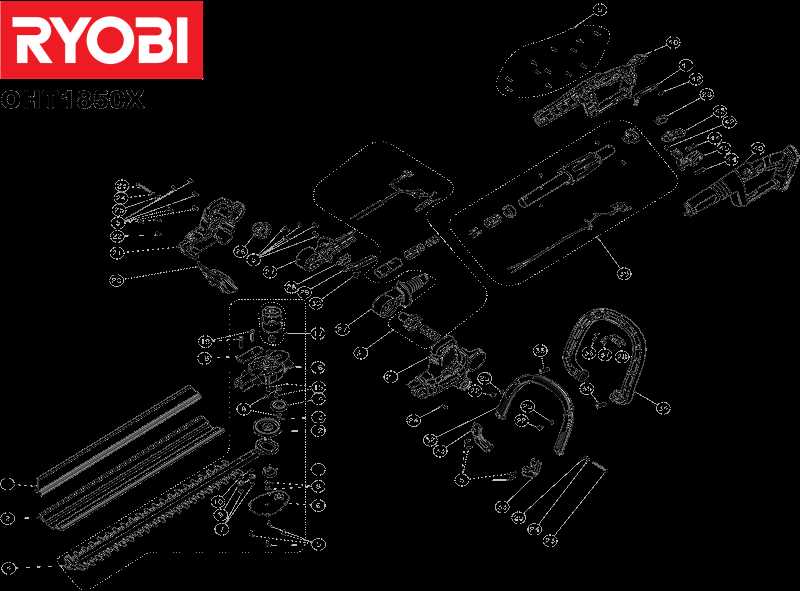 ryobi 18v trimmer parts diagram