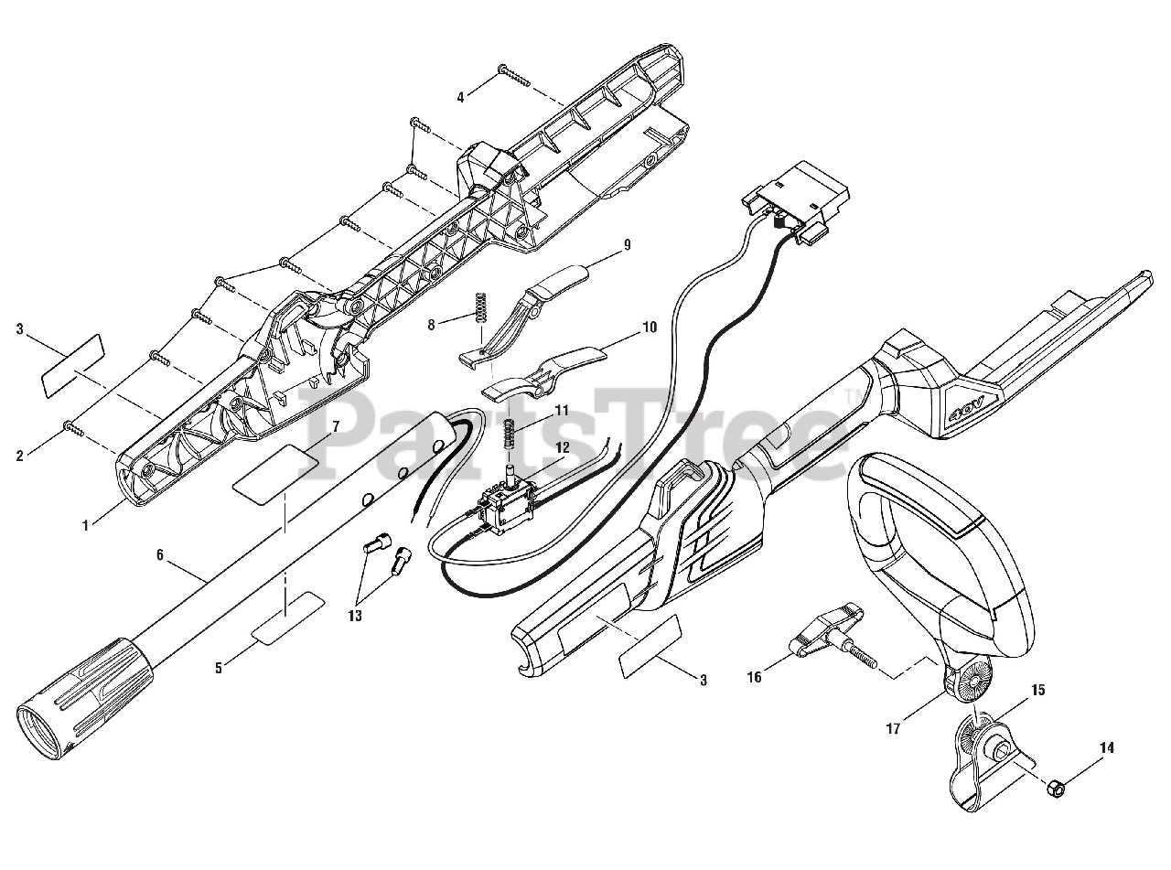 ryobi 40v trimmer parts diagram