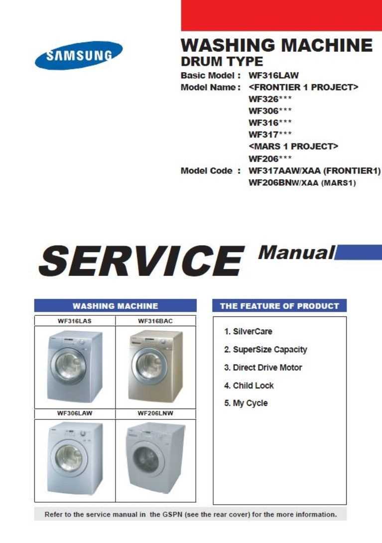 samsung front load washing machine parts diagram