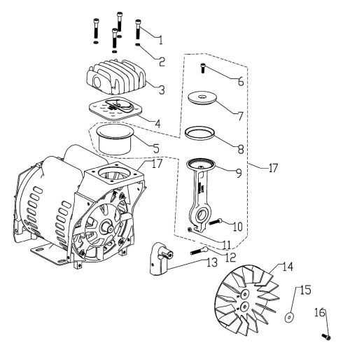 sanborn air compressor parts diagram