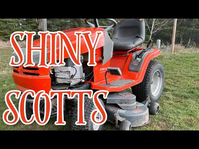 scotts riding lawn mower parts diagram