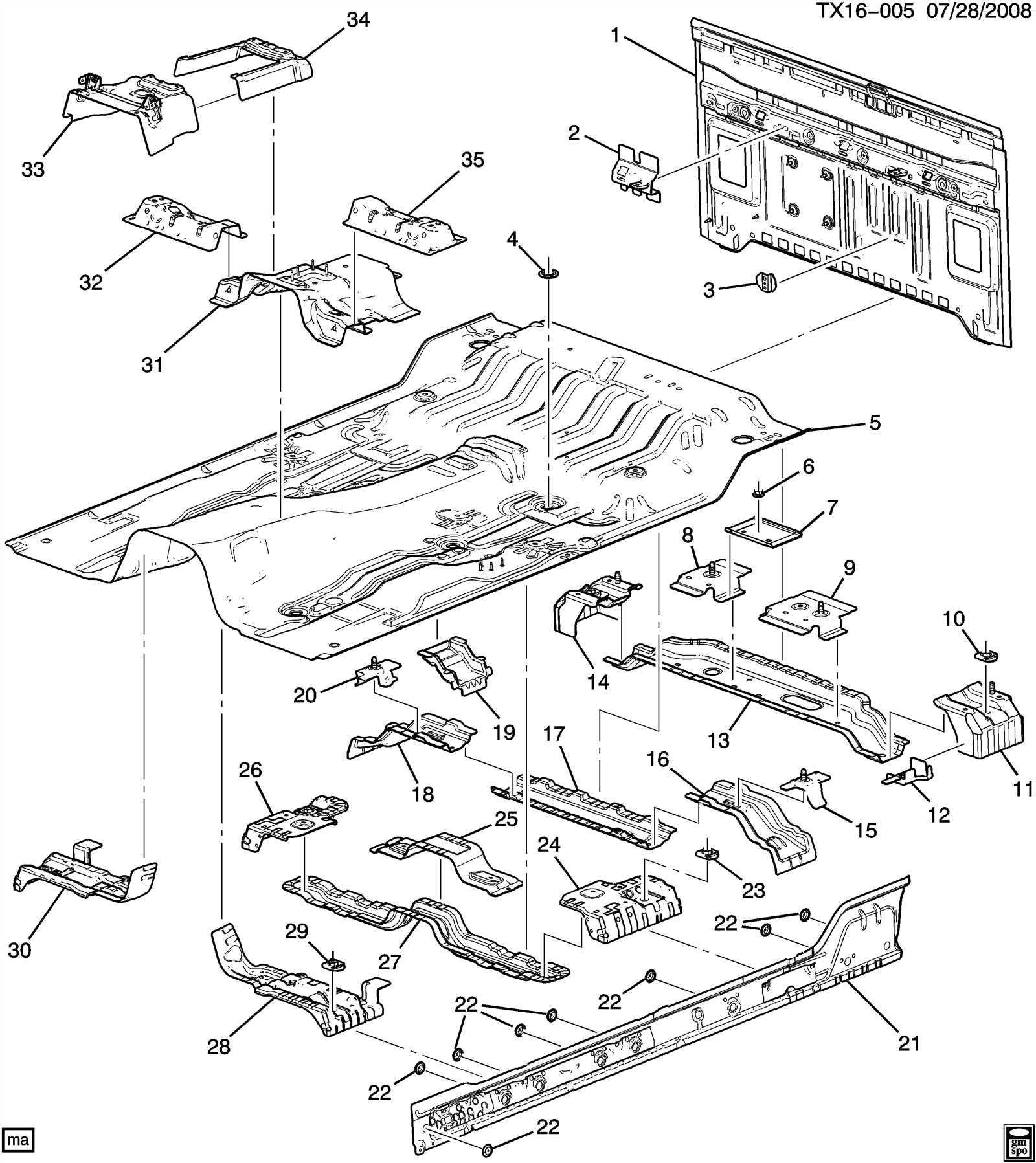 hummer h3 parts diagram