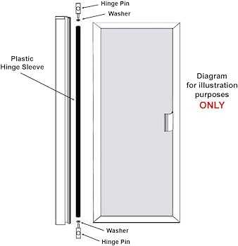 shower door parts diagram