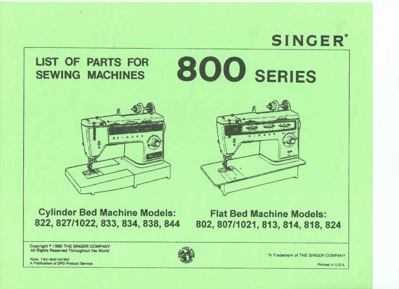 singer sewing machine parts diagram