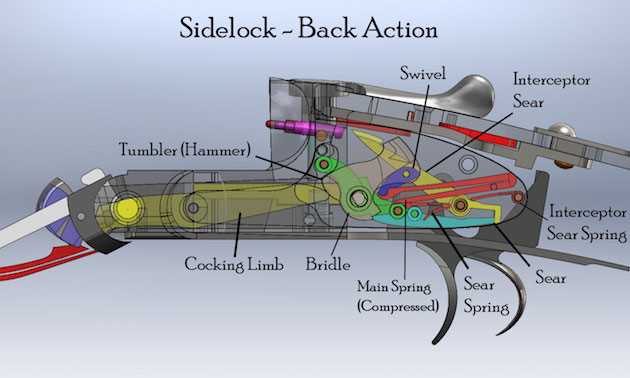 single shot shotgun parts diagram