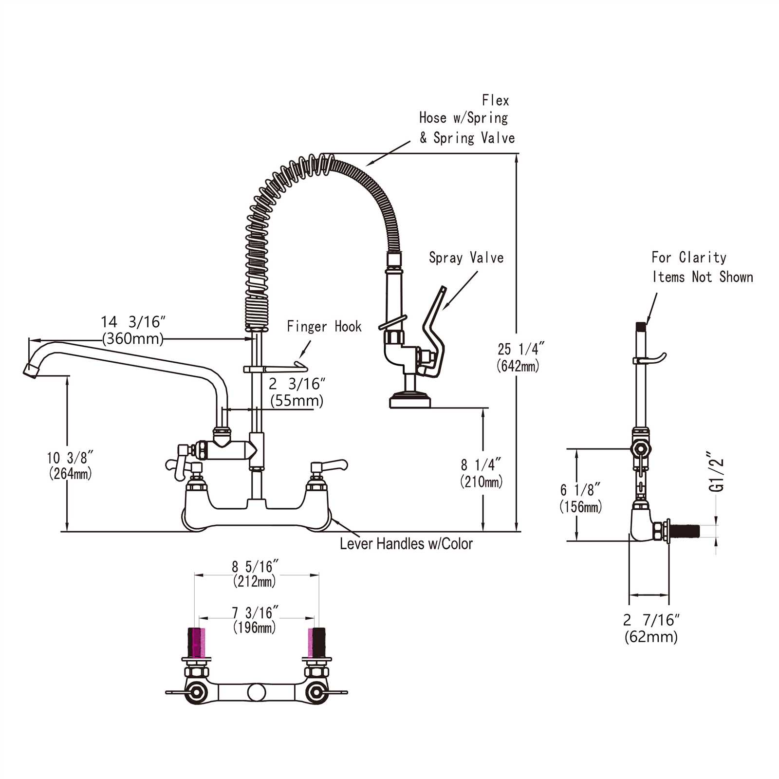 sink sprayer parts diagram