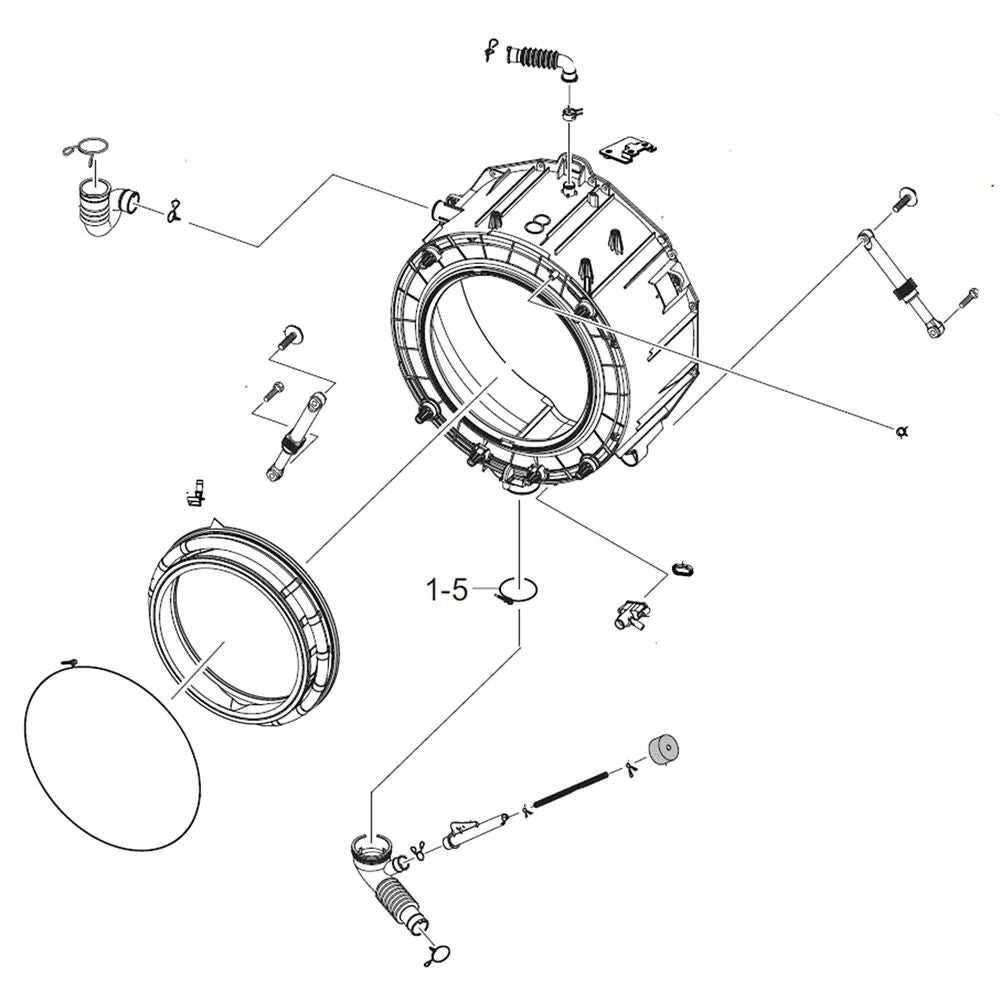 samsung washer parts diagram