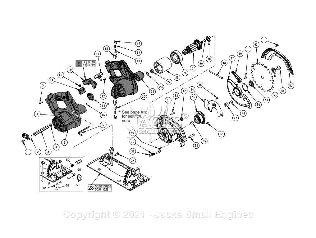 skilsaw parts diagram