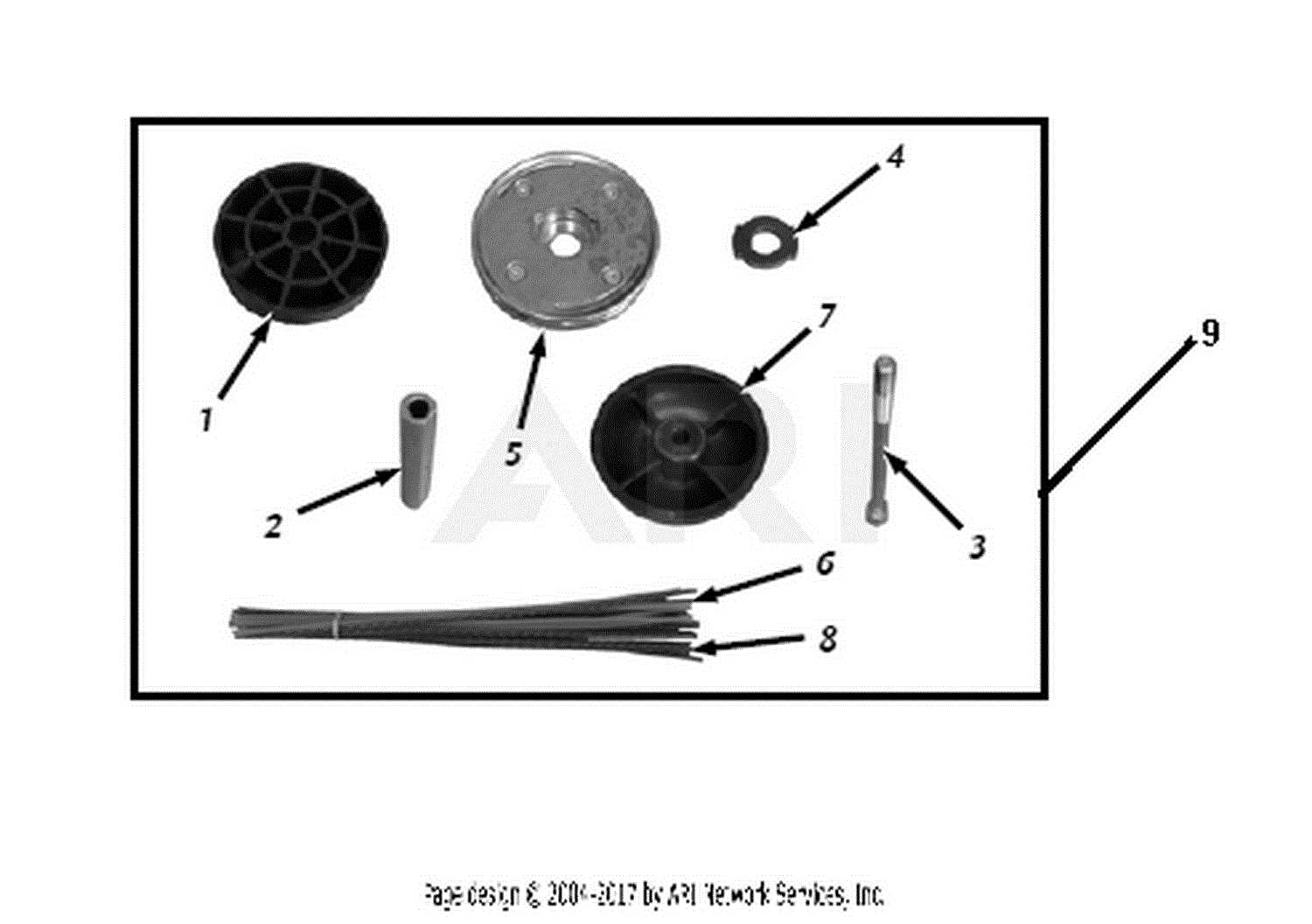 dr trimmer mower parts diagram