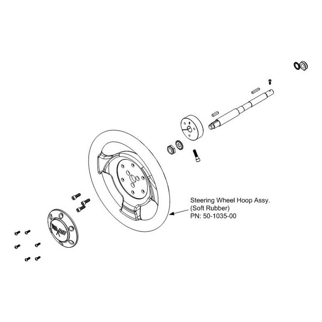 steering wheel parts diagram