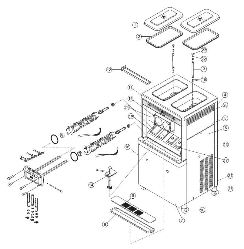 koolaire ice machine parts diagram