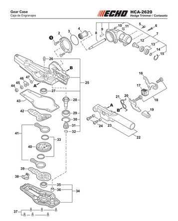 echo string trimmer parts diagram