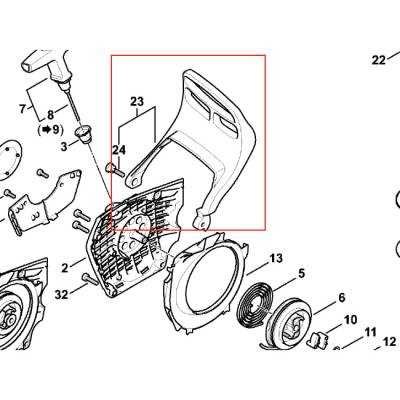 stihl 500i parts diagram