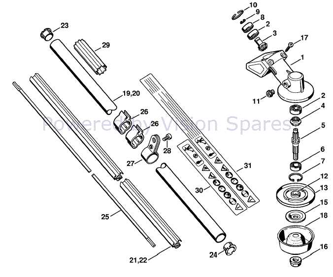 stihl fs 250 parts diagram