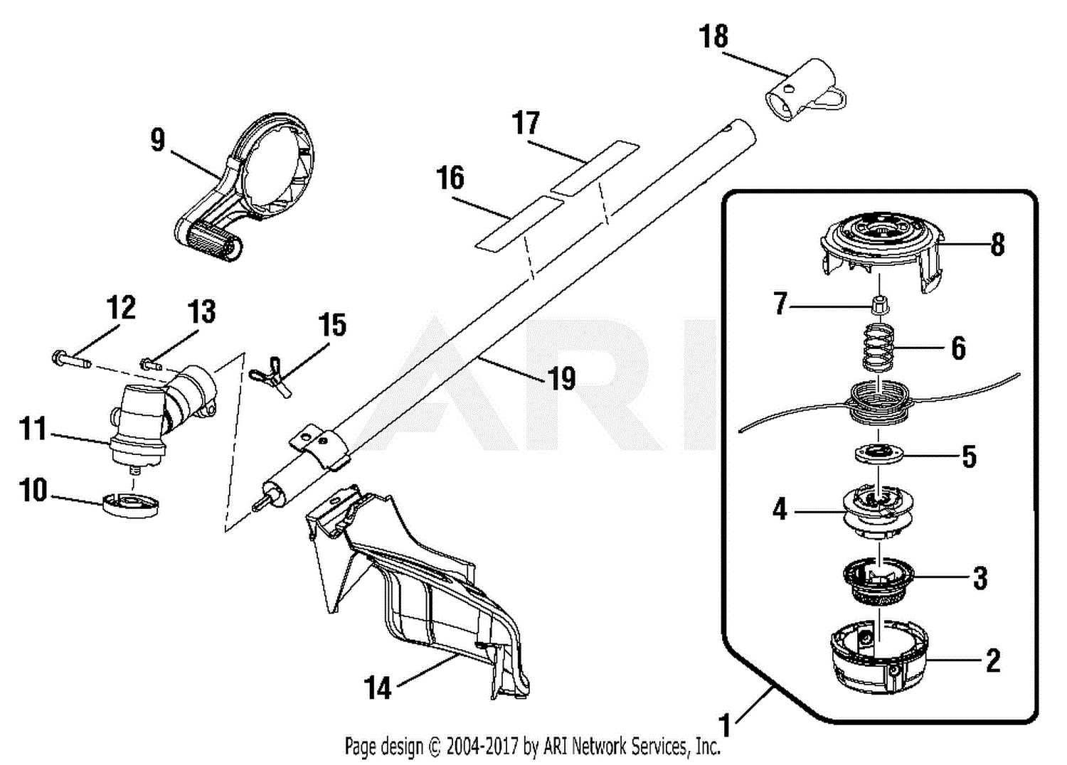 stihl fs45 parts diagram