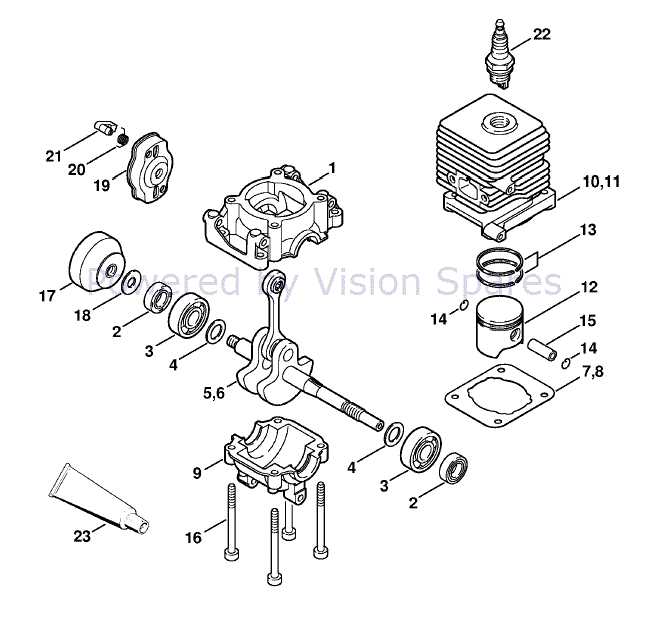 stihl fs46 parts diagram