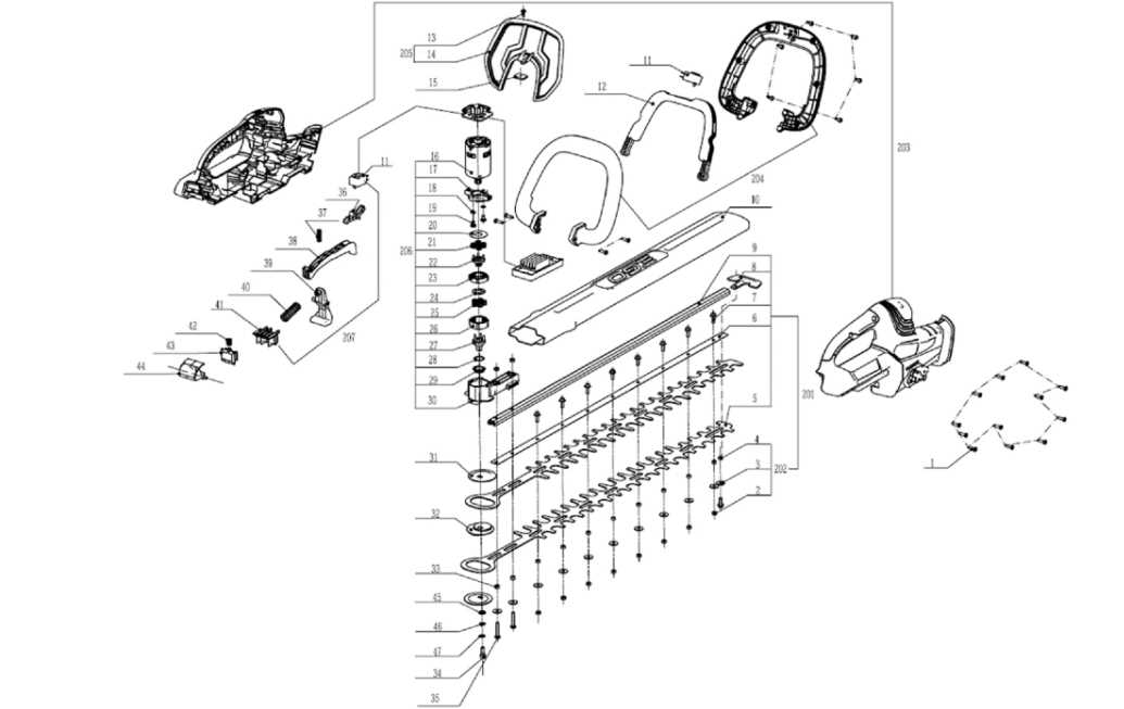 stihl hs45 parts diagram