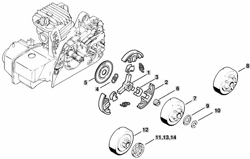 stihl ms 250 chainsaw parts diagram