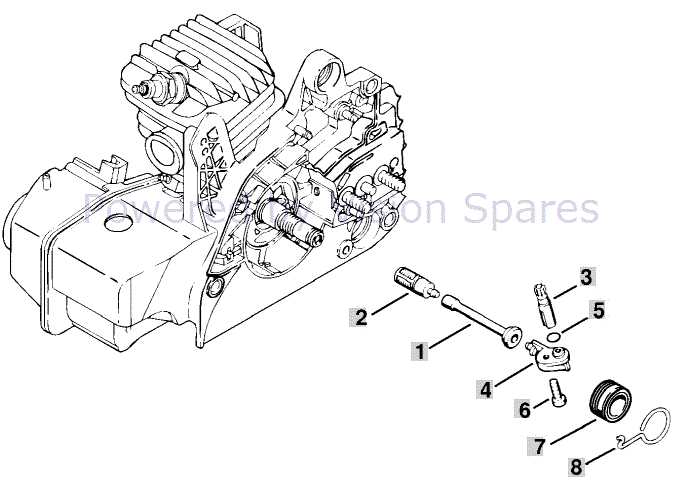 stihl ms 250 chainsaw parts diagram