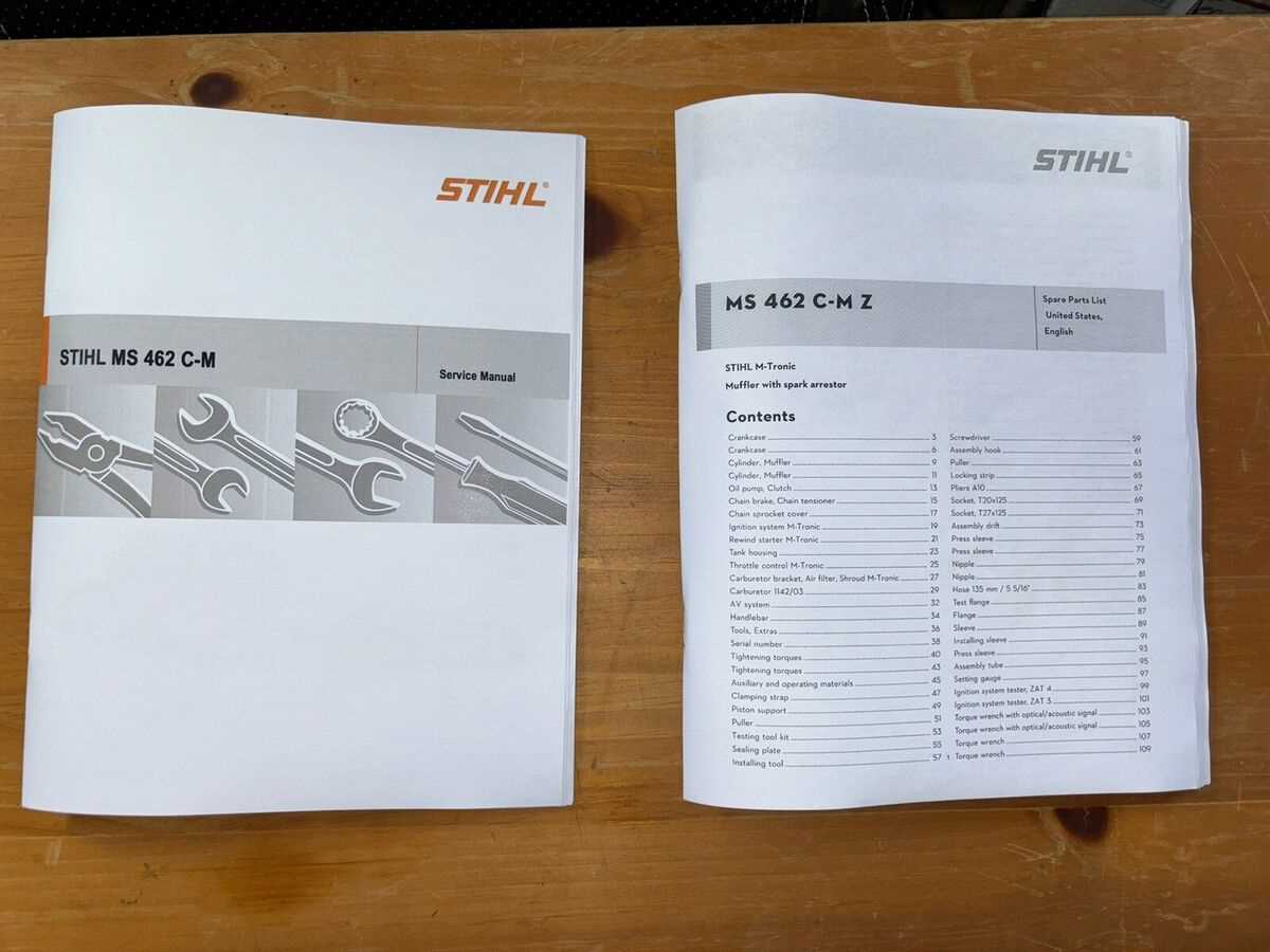 stihl ms 461 parts diagram